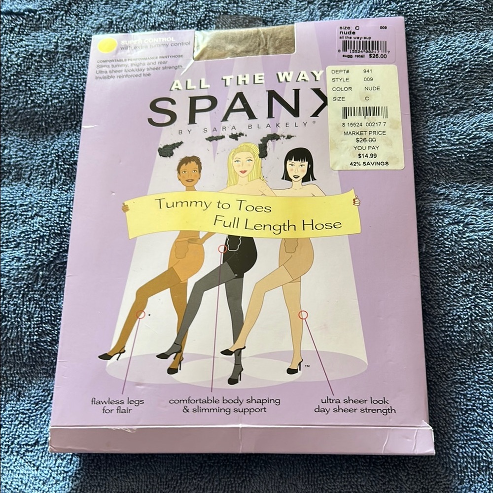 SPANX All The Way Full Length Hose - Nude